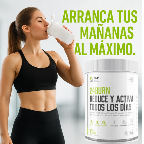 24 BURN Energizante Natural y Quemador de Grasa